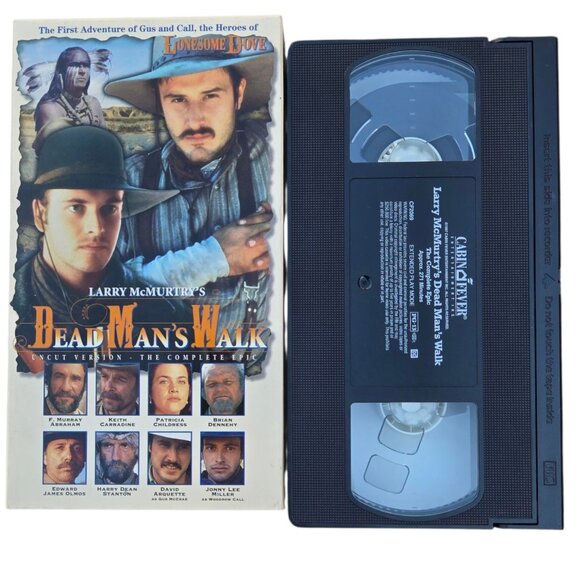 Larry McMurtrys Dead Mans Walk VHS The Complete Epic Uncut Version 1997 - Picture 9 of 10